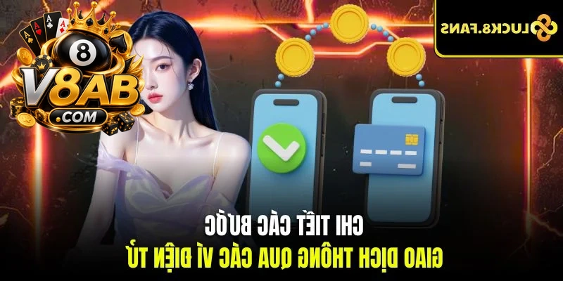Chi tiết các bước giao dịch thông qua các ví điện tử