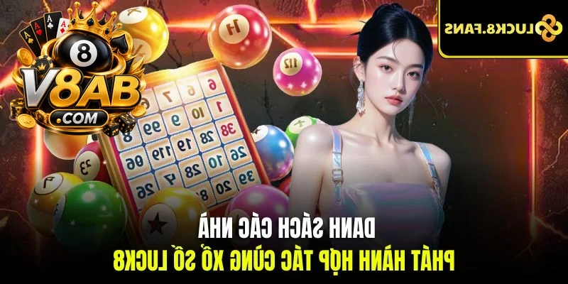 Danh sách các nhà phát hành hợp tác cùng xổ số V8AB